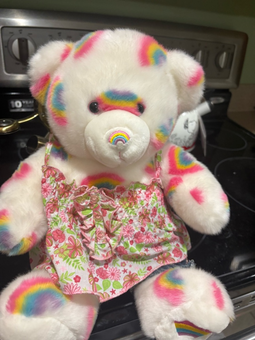 Plush Rainbow Heart build a bear 2009 edition